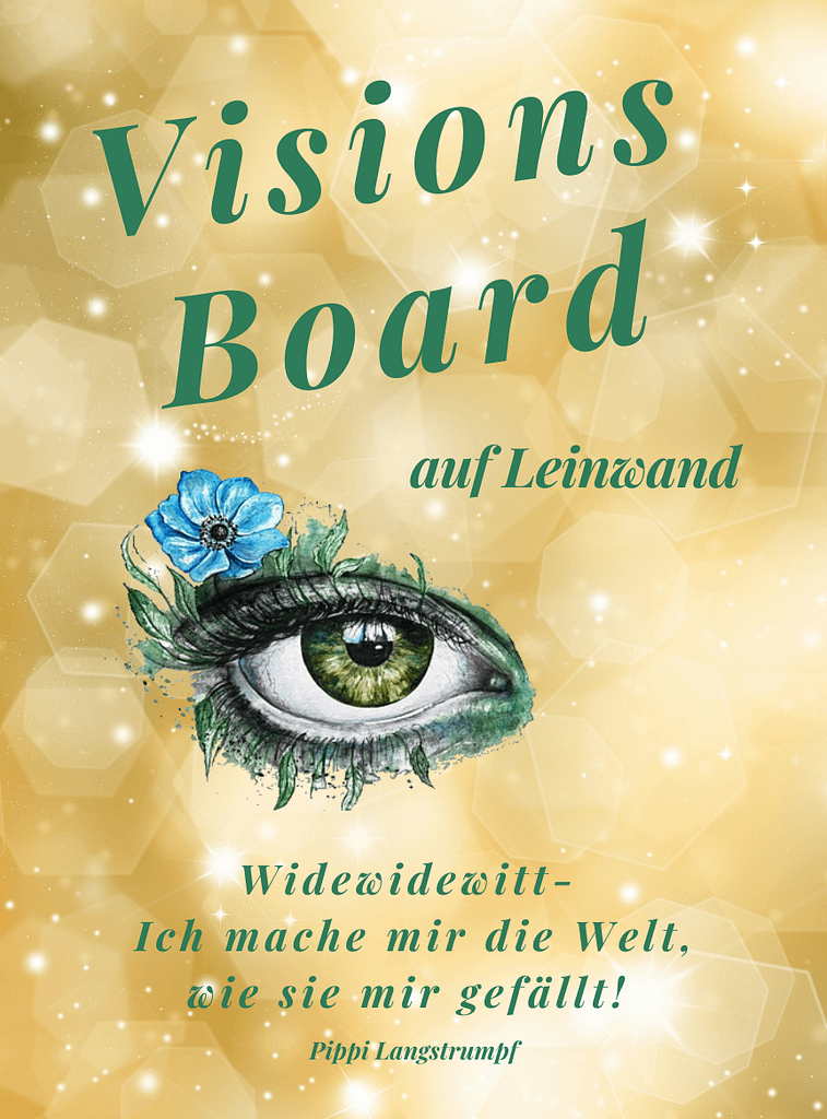 Visionsboard auf Leinwand gestalten